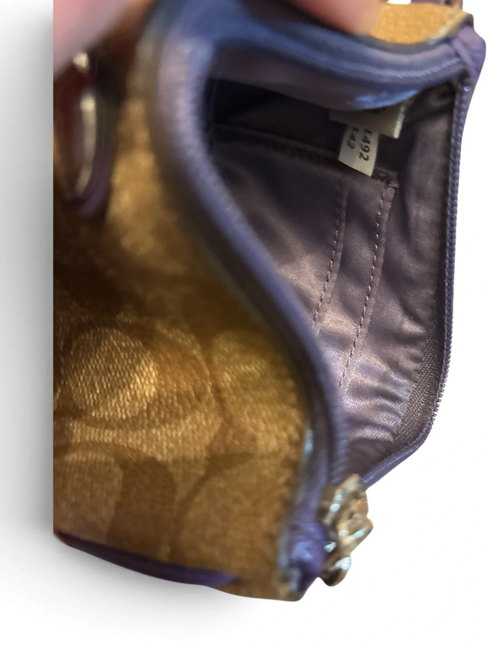 Coach Peyton Signature Small Wristle NWOT
